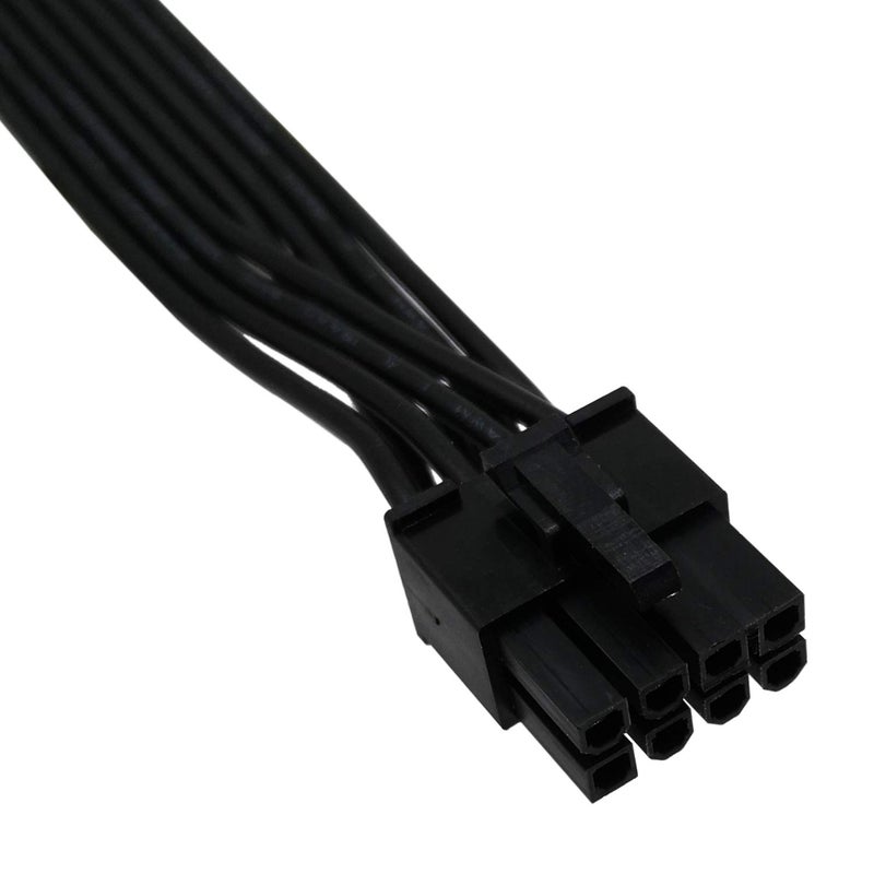 COMeap CPU Cable for Seasonic PSUs, PCIe 8 Pin Male to CPU 8 Pin (4+4 Detachable) Male EPS-12V Motherboard Power Adapter 25-inch(63cm) - Image 2